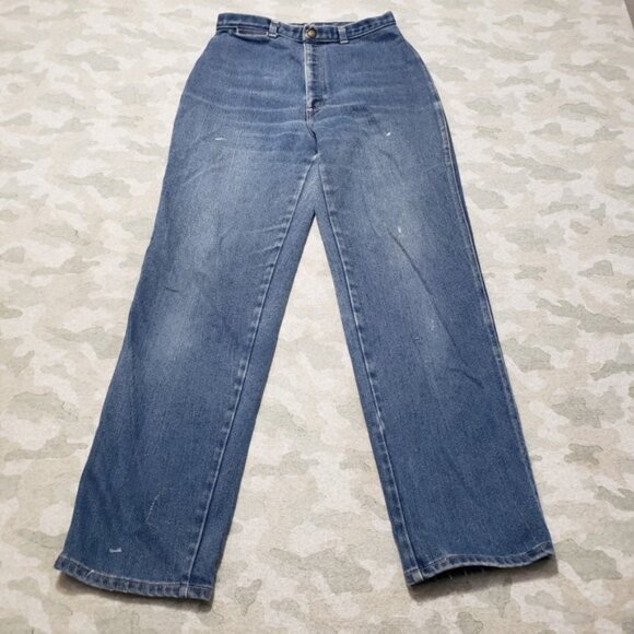 Vintage Levi s 731 Jeans Womens 27 Blue Denim Medium Wash Orange Tab - Picture 1 of 5